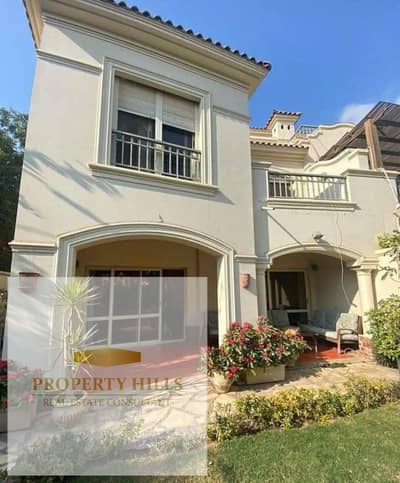 Corner villa for sale in Al-Shorouk next to the British University and Carrefour, compound of villas only ready for inspection