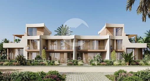 lowest price twin house 4 Bedrooms fully finished + A. C's_Sea View_5%dp_8y Installments_RAMLA_RAS ELHEKMA_NORTH COAST