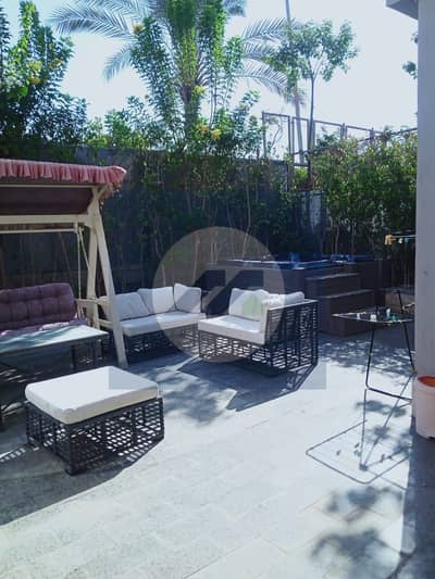 for Sale Semi-Furnished 4-Bedroom Villa with Nanny & Driver Rooms in VGK Palm Hills, New Cairo