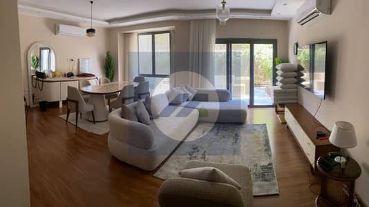 For Rent Apartment First Use Fully Furnished Ground Floor with Private Garden in Sodic Eastown, New Cairo