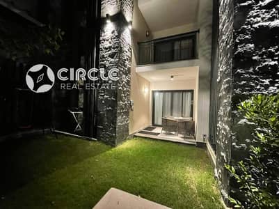 شاليه ٨٢م بحديقة جاردن  مفروش بالكامل  للإيجار اليومي في قرية مراسي مارينا ١ الساحل الشمالي Marassi Marina 1 إعمار