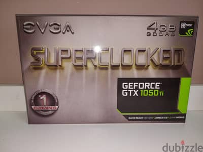GTX 1050Ti Evga Sc Single Fan