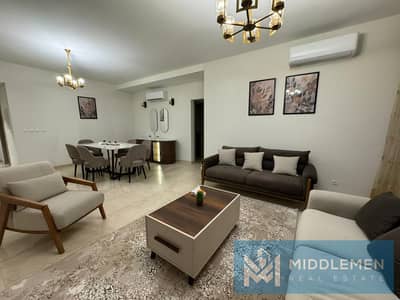 apartment for rent 140m prime location Fully Finished with Furniture under market price mivida new cairo