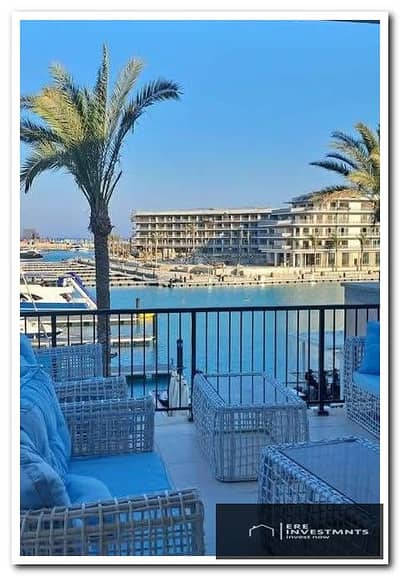 Ultra-super-lux chalet for sale, ready for immediate occupancy, at a bargain price for a limited time in Marassi (Marina 2) - North Coast