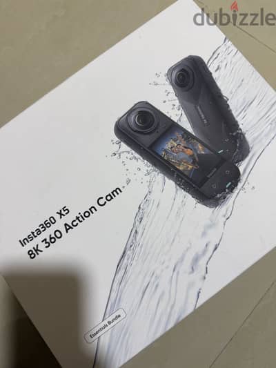 Insta360 X5 essential bundle - used twice - in New condition