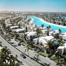 Azha Ras El Hekma: 5-bedroom standalone villa directly on the lagoon. A great opportunity! Fully finished, including air conditioning and kitchen.