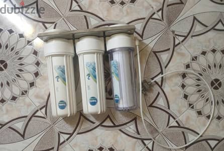 فلتر تانك ٣ مراحل بحاله ممتازه