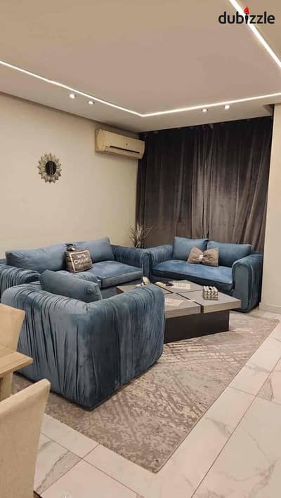 Apartment for rent furnished in Compound One Katameya 104 square meters 2 rooms and 1 bathroom first residence in a distinguished tower