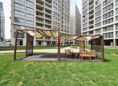 Apartment 160 m for sale in Compound One Qatamiya, half-finished, distinctive tower, complete installments