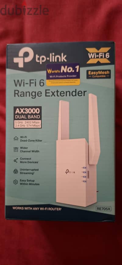 مقوي إشاره تي بي لينك AX 3000 لم يستعمل
