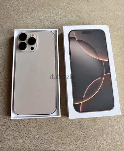 Apple - iPhone 16 Pro Max desert bt90%
