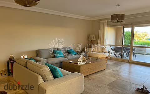 Fully Furnished Chalet for Sale with a Full Sea and Swimming Pool View, Ready for Immediate Delivery in La Vista Gardens – Ain Sokhna