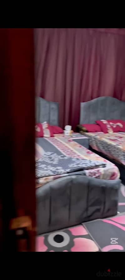 Furnished apartment for rent for upscale living in a distinguished location in Zahra Al-Maadi, Beitcho City, at the end of Street 50 near Carrefour Ring Road and the school complex, close to all services and transportation.