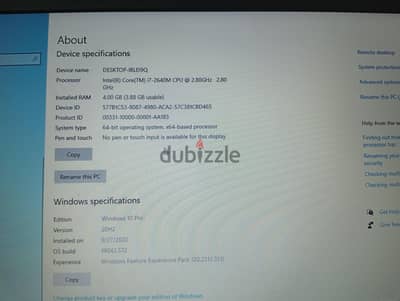 لاب توب مستعمل للبيع بحالة جيدة