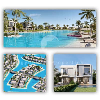 chalet for sale 3bed fully finished  prime location lagoon &sea view including under ground parking