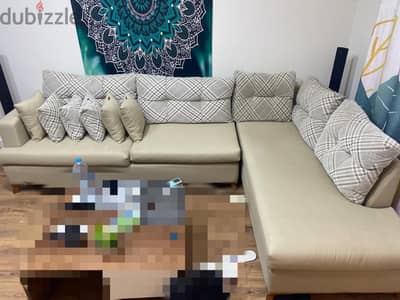 L-shape sofa from Kabbani Furniture