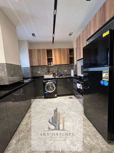 Furnished apartment for rent in Villette Compound, Fifth Settlement, 150 sq m, 2 bedrooms, 2 bathrooms, hotel-style finishing, close to services and m