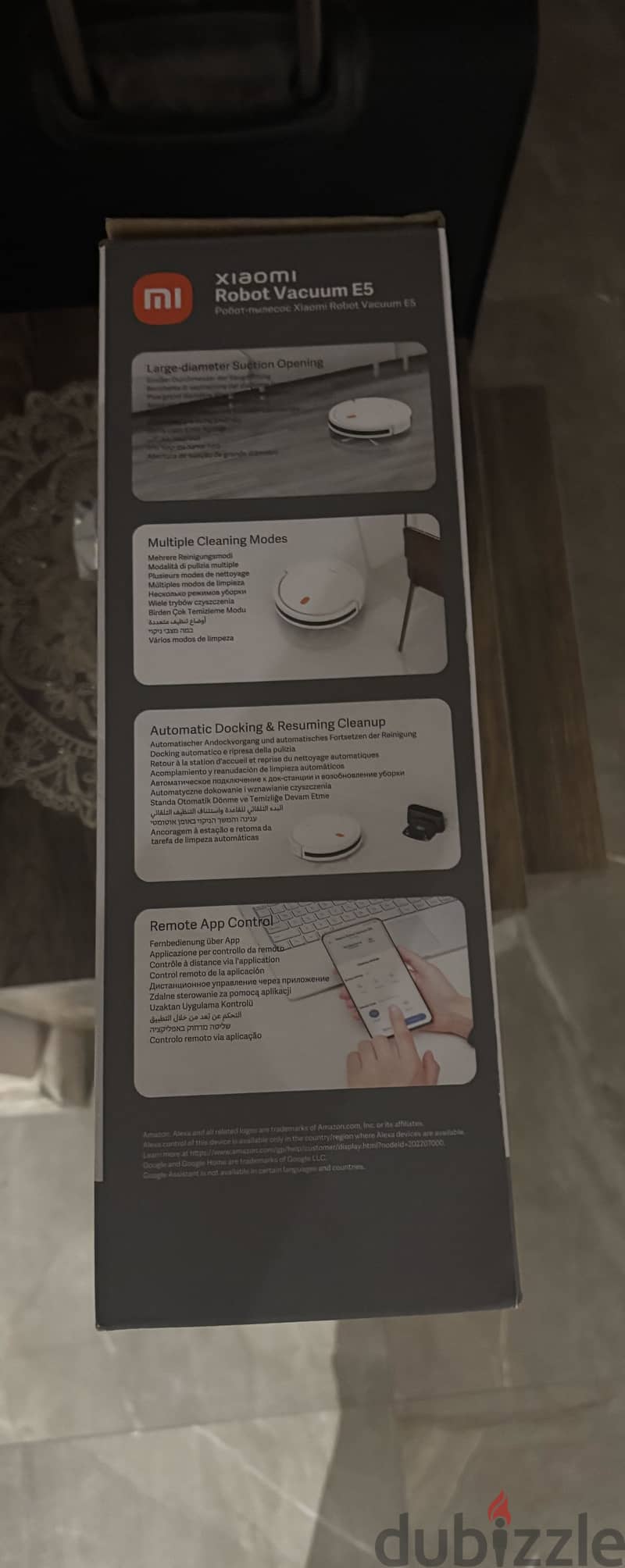 xiaomi robot vacuum E5 2