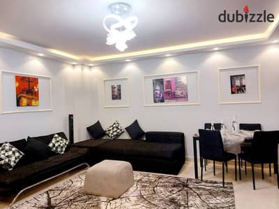 Furnished studio for rent in Al Rehab, ground floor with a garden, special finishes at a bargain price for quick rental