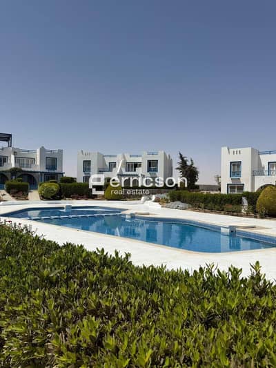 Ground floor chalet with garden, prime location, Mountain View Ras El Hekma, Skala Seafront