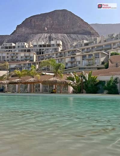 Chalet for Sale  – Fully Finished on the Sea in Ain Sokhna Overlooking Galala Towers and the Yacht Marina on the Red Sea illmonte galala