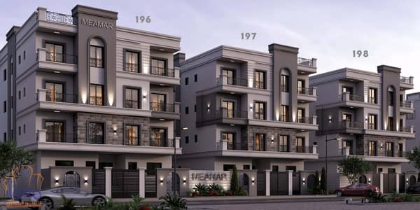 شقة للبيع 130 متر بجاردن 56 متر بمنطقة نورث هاوس التجمع الخامس north house 5th settlement new cairo