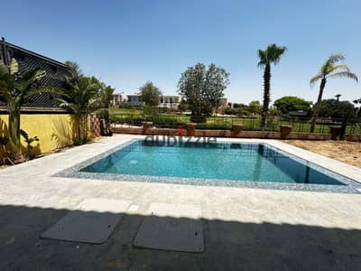 فرصة للبيع فى اليجريا الشيخ زايد – فيلا صف أول جولف بحمام سباحة Luxury Villa for Sale in Allegria, Sheikh Zayed – First Row Golf with Private Pool   فيلا فاخرة داخل