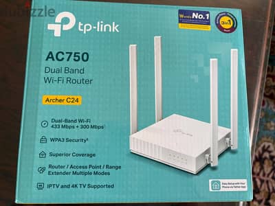 NEW Dual Band WiFi Router + USED Mesh WiFi Extender