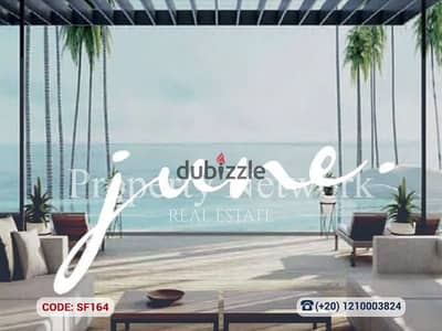 Fully finished 4BR Chalet with ACs 167m | June Sodic Ras El Hikma Direct Lagoon View