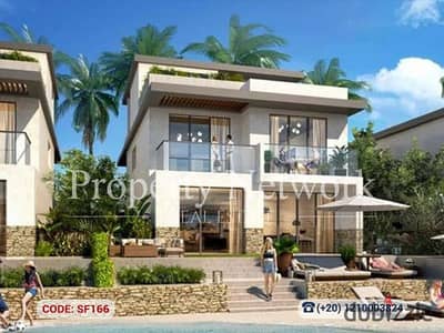 Fully finished 3BR Townhouse 149m | Silversands | Ras El Hekma Lagoon View