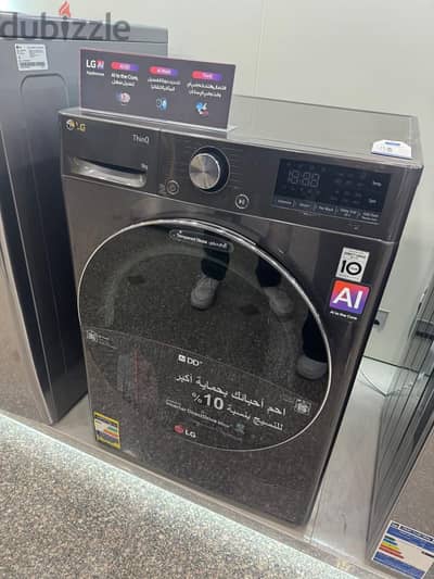 غساله lg 9 kg بال Ai