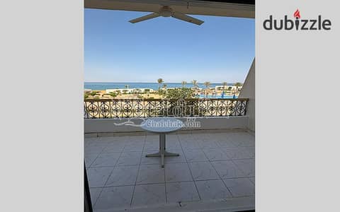 Chalet for Sale with a Full Sea and Swimming Pool View, Ready for Immediate Delivery in El Hejaz Resort – Ain Sokhna