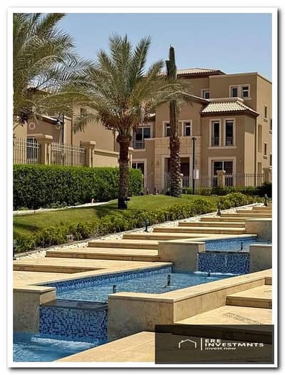 باقل من سعر السوق فيلا توين هاوس كلاسيك (ريسيل ) في لافيستا سيتي بقلب العاصمة الإدارية الجديدة،استلام فوري فيو لاند سكيب