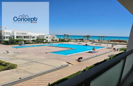 For Sale Double View Sea+Pool Chalet In Aroma Beach - Ain Sokhna