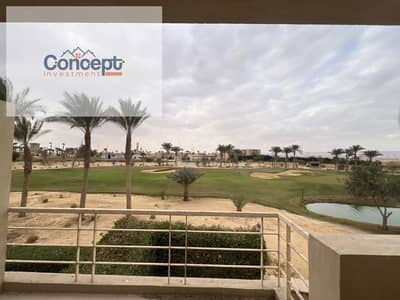 للبيع بنتهاوس بإطلالة على البحيرة و الجولف في جاز ليتل فينيس - العين السخنة
