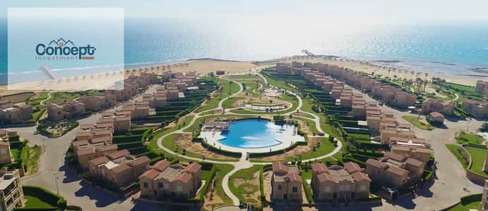 للبيع شاليه ارضي 95 متر مفروش 2 غرفه نوم  في بياسيرا - العين السخنة