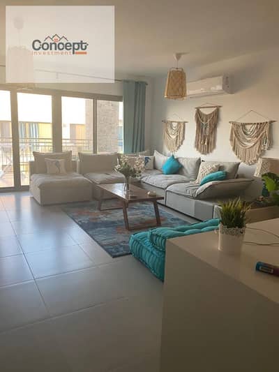 Fully Furnished 2 BED Chalet For Sale In Marassi , Marina 1 - North Coast