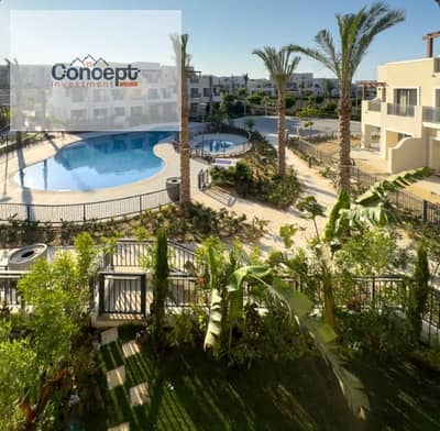Direct On Pool Townhouse Corner 3 Bedrooms In Marssai ( Riva Lagoon ) - North Coast