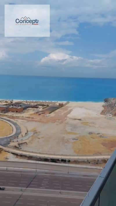 For Sale Full Sea View Chalet Prime Location In Alamein Towers - North Coast