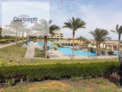 Second Row Ground Chalet Sea+Pool View In La Vista 7 - Ain Sokhna