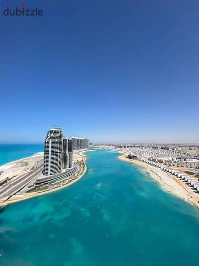 ready chalet fully finished sea view for sale in new alamain  North Coast.