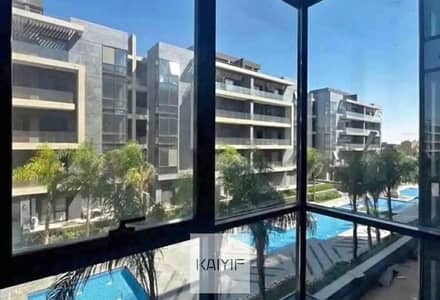 Apartment for sale in Patio Oro, Fifth Settlement, 164 meters, with a distinctive view in the compound, at the lowest price in the market.