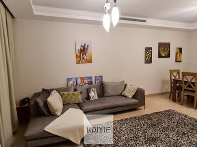 شقة للبيع في كايرو فيستيفال سيتي Cairo Festival City موقع مميز بحديقة خاصة وإطلالة مفتوحة على اللاندسكيب تشطيب كامل  سكن