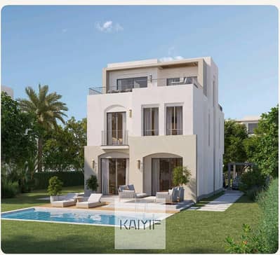 فيلا مستقلة للبيع في أوبال سيتي جيت  City Gate  فيو جولف كورنر داخل كمبوند راقي بموقع مميز ومساحة كبيرة نصف تشطيب