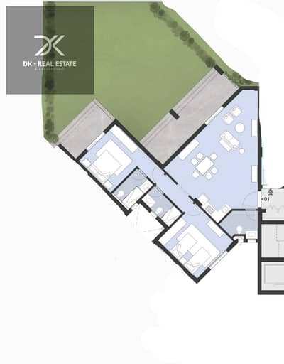 Chalet with garden for sale in Mazarine - El Alamein \ Unit code: SA01191