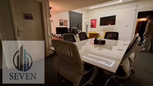 Ultra-modern administrative office 300 sqm on the ground floor with a private entrance for rent in a prime location in Maadi