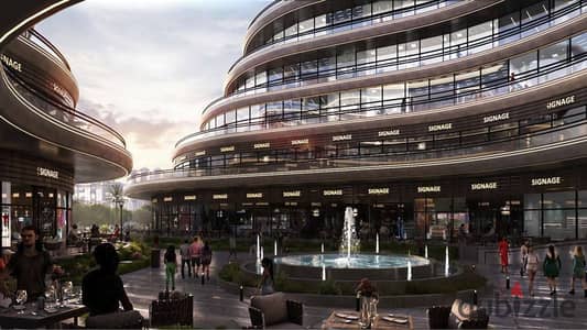 Commercial Shop for sale محل 23م أرضي في بجانب الهايبر ماركت  اعلي ترافيك في CER8T Mall  في قلب حدايق اكتوبر October Gardensمكان تشغيلي من اول يوم