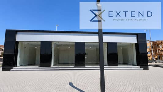 Commercial unit for rent in October Gardens in a vital location وسط تجمعات سكنية ومناسبة لمختلف الأنشطة التجارية
