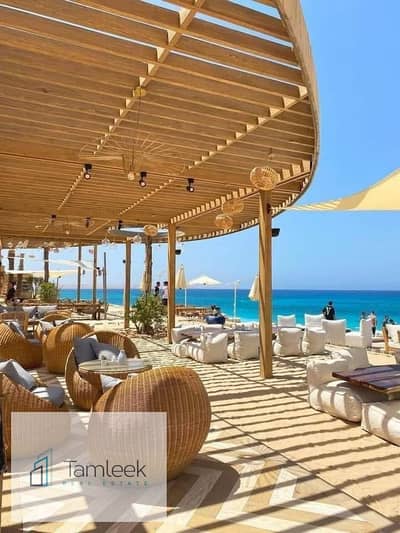 Townhouse 190m NAIA North Coast lagoon view ready move 10% DP 10y installment investment Ras El Hekma seaside Egypt luxury coastal home property