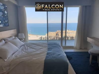 شاليه بيطل على البحر + لاجون Finished + ACs + Kitchen للبيع تقسيط بجوار فوكا باي راس الحكمة دقايق من Silver Sands الساحل الشمالي